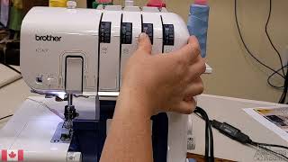 Brother 4234DT Guide 2 4Thread Overlock Stitch [upl. by Ramah]