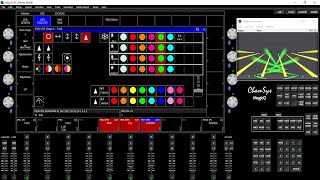 ASI PROGRAMAMOS UN SHOW CON CHAMSYS MAGICQ [upl. by Crescantia]