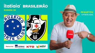 CRUZEIRO X VASCO AO VIVO NA ITATIAIA  REACT DO BRASILEIRÃO 2024 [upl. by Dew]