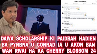 DAWA SCHOLARSHIP KI PAIDBAH HADIEN BA PYNBNA U CONRAD IA U AKON BAN WAN RWAI HA KA CHERRY BLOSSOM 24 [upl. by Arval]