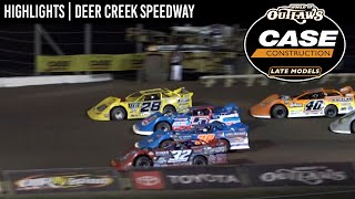 World of Outlaws CASE Late Models  Deer Creek Speedway  September 2nd  HIGHLIGHTS [upl. by Ayanal]