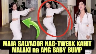 Maja Salvador NAGTWERK kahit MALAKI ang kanyang BABY BUMP [upl. by Lucchesi416]