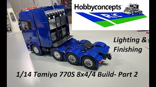 114 Tamiya 770S 8x44 Build  Part 2 [upl. by Lamahj]