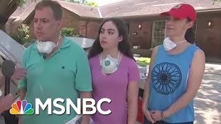 Houston Family Returns Home To Find Devastation After Hurricane Harvey Flood  MSNBC [upl. by Solram]