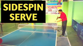 How To Serve and Receive Backspin and Sidespin Serve  Table Tennis India [upl. by Anitra168]