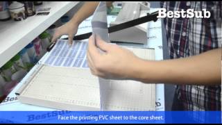 How to make pvc cards [upl. by Aymer]