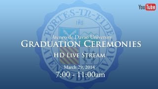 Ateneo de Davao University 2014 Graduation Ceremonies [upl. by Prue]