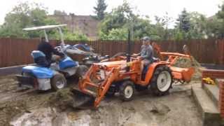 KUBOTA B 1600 z TURem Ładowacz czołowy wwwtraktorkijaponskiewawpl [upl. by Enomrej660]