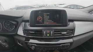 How to Navigate via Media Panel in BMW Series 2 F22 F23 F45 F46 Active Tourer [upl. by Asenev]