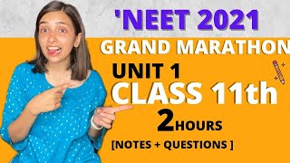 Complete Diversity in 2 hours  Class 11th  Grand Marathon For NEET 2021  Rakshita singh [upl. by Akahs]