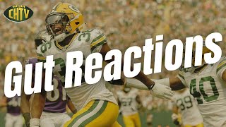 Gut Reactions Packers 30 Ravens 7 [upl. by Oicnecserc]