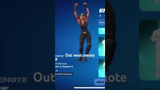 Out west emote fortnite [upl. by Peder]