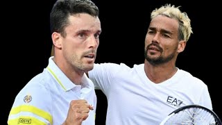 Fabio Fognini vs Roberto Bautista Agut Highlights  Wimbledon 2024 [upl. by Arok]