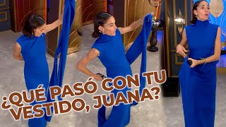 Juana Viale protagonizó un blooper al mostrar su vestido azul celebrando el Día de la Bandera [upl. by Rosetta]