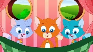 Nursery Rhymes By Kids Baby Club  Three Little Kittens Rhyme [upl. by Sheldon]