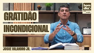 GRADITÃO INCONDICIONAL  BOM DIA COM ORAÇÃO 23 DE JANEIRO  JOSUÉ VALANDRO JR [upl. by Komarek]