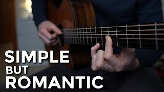 Simple Fingerpicking Pattern With Beautiful Romantic Chords [upl. by Marguerie]