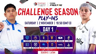 🔴Free Fire Challenge PlayIns Day 1  Season 5  LATAM [upl. by Yggam534]