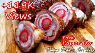 THE SECRET TO MAKE YUMMY PORK HAMONADO ROLL  SUPER EASY [upl. by Tichonn]