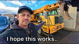 I bought a 50000 pound excavator on eBay and try to drive it home [upl. by Nongim482]