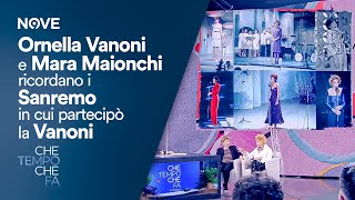 Che tempo che fa  Ornella Vanoni e Mara Maionchi ricordano i Sanremo in cui partecipò la Vanoni [upl. by Malek]