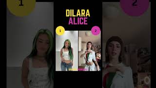 Di1araas 💚😎 vs Alice Perego 💛🤩 Dance Vou Empurra Challenge Rate 1👆 or 2🤘 tiktok dance fyp [upl. by Joslyn193]