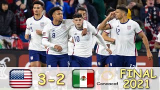 USA vs Mexico 32 All Goals amp Extended Highlights CONCACAF Gold Cup [upl. by Ardnuhsor]