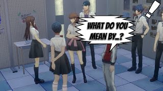 Almost caught cheating scene in Persona 3 Reload Remake [upl. by Kotz]