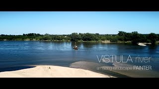 Vistula River Amazing landscape painter  4K drone POLAND [upl. by Eardna226]