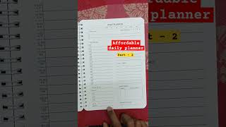 Daily planner review part 2  Flipkart planner journal affordable book [upl. by Nylyak166]