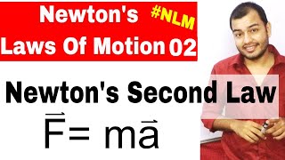 Class 11 Chap 5  Laws Of Motion 02  Newtons Second Law Of Motion  NLM IIT JEE NEET NCERT [upl. by Llenil]