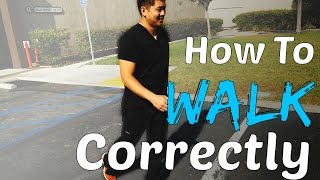 Physical Therapist Shows How To Walk Correctly [upl. by Kemp]