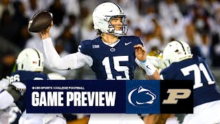 College Football Week 12 No 6 Penn State vs Purdue  Game Preview [upl. by Dedra207]