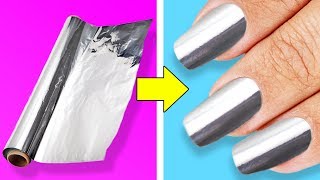 26 NAIL HACKS EVERY GIRL SHOULD TRY [upl. by Darken]