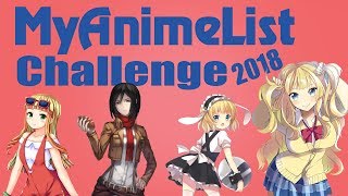 MyAnimeList Watching Challenge 2018  100 Anime in 1 Year [upl. by Rtoip]