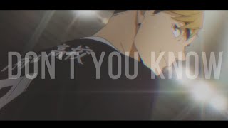 miya atsumu  hes a scumbag dont you know AMV [upl. by Asyle]