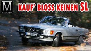 5 Gründe GEGEN einen Mercedes SL R107 [upl. by Kettie]