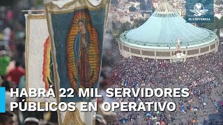 Estiman que 11 millones de peregrinos visiten la Basílica de Guadalupe este 2023 [upl. by Elahcim]