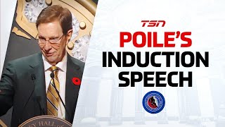 Hockey Hall of Fame Induction Speech David Poile [upl. by Serica]