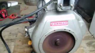 Yanmar diesel start and run [upl. by Cilegna]