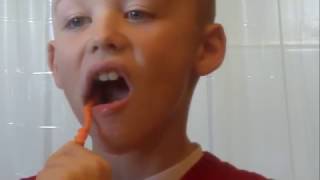 Video Modeling Brushing Teeth  Autism [upl. by Odrarej309]