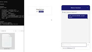 Watson Assistant chatbot file upload [upl. by Marielle]