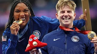 Meet the Woodhalls Track and field couple light up Paralympics and Olympics [upl. by Eimiaj]