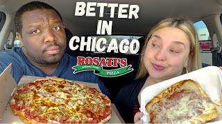 We Gave It Another TryWas It Worth It Rosatis Pizza in Chicago [upl. by Cheyney]