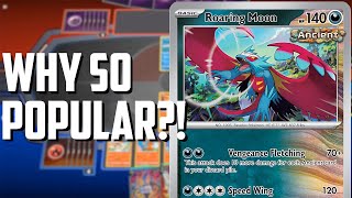 THE HOTTEST DECK RIGHT NOW ISAncient Box  Roaring Moon  Pokemon TCG Deck List  Matches [upl. by Aicekan]