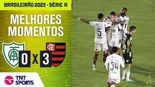 FLAMENGO VENCE COM TRANQUILIDADE E SEGUE DE OLHO NA LIDERANÃ‡A AMÃ‰RICAMG 0 X 3 FLAMENGO [upl. by Telrats418]