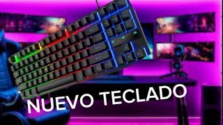 me llega un teclado led super chuloo [upl. by Aciret]