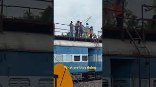 Electrocution reels viralshorts instagram vlog vlog train automobile [upl. by Killie166]