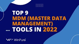 Top 9️⃣ MDM Master Data Management Tools in 2022 [upl. by Notsuoh]