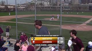 Augsburg vs Gustavus Adolphus MIAC BBall 5618 Game 2 [upl. by Nonnek252]